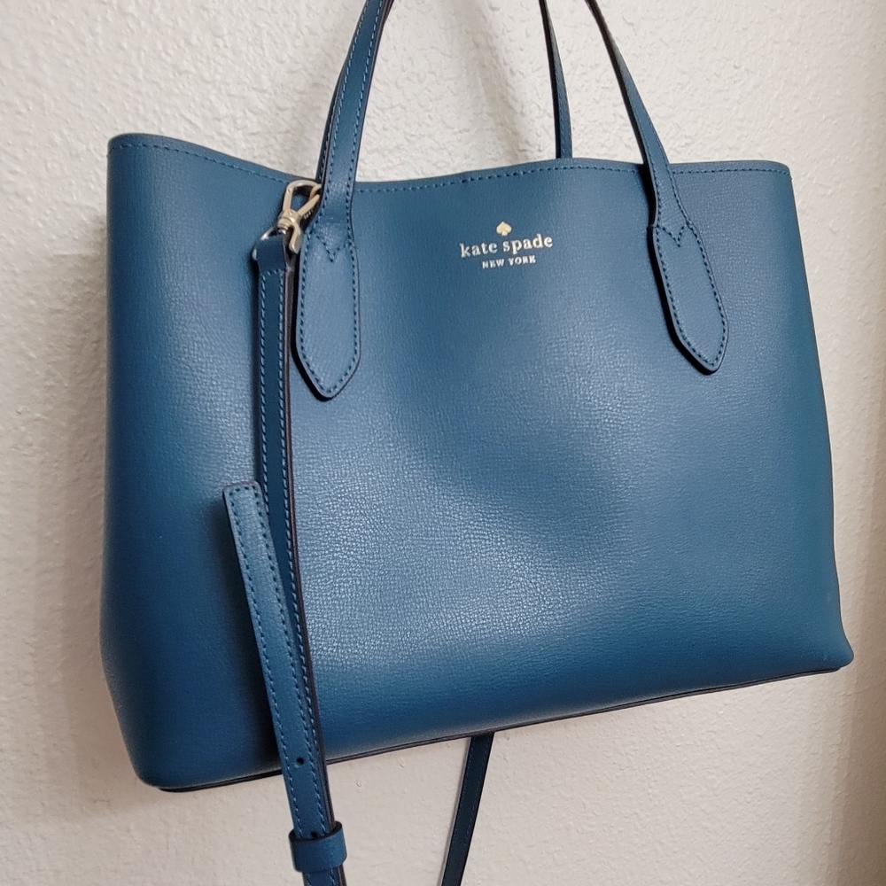 Kate Spade Harper Satchel Peacock Blue